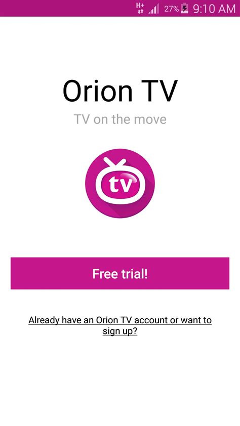 orion tv app